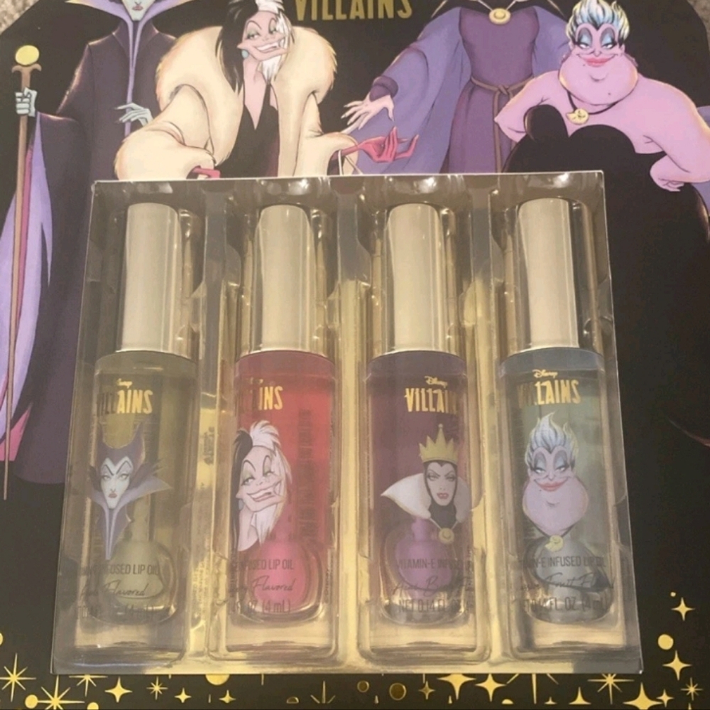 Disney Villains Vitamin-E Infused Lip Oil Set